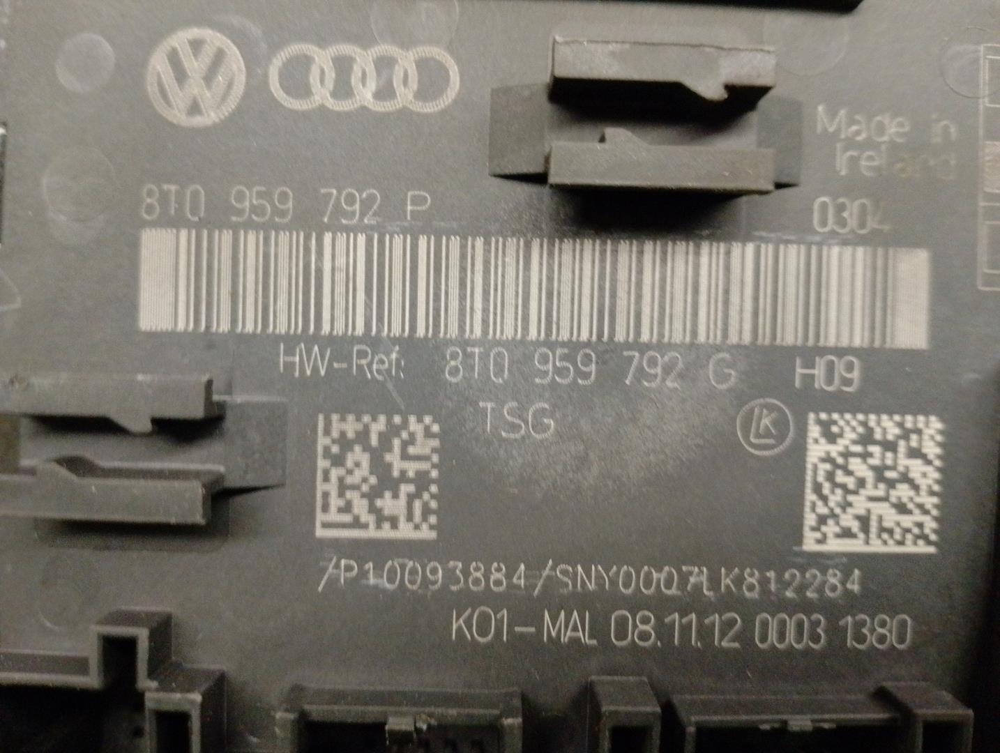 AUDI A4 allroad B8 (2009-2015) Komforta vadības bloks 8T0959792P, 8T0959792G 21719900