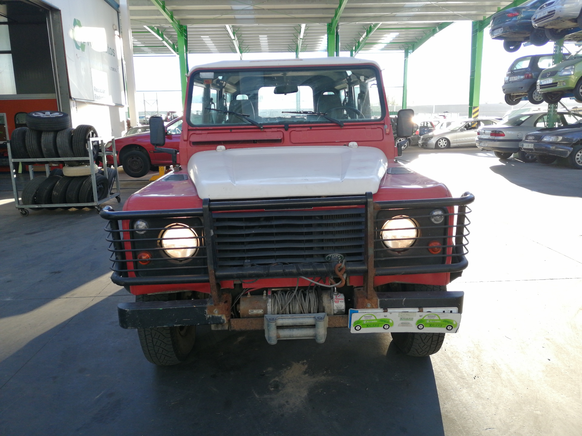 MASERATI Defender 1 generation (1983-2016) Bonnet +BLANCO 19741421