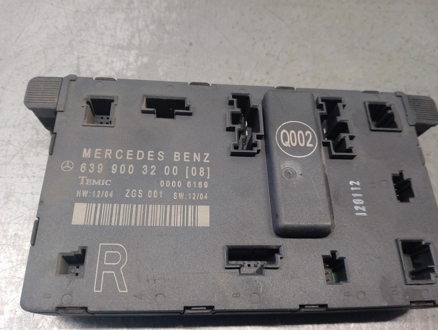 MERCEDES-BENZ Vito W639 (2003-2015) Other Control Units 639900320008, 00006169, TEMIC 24207113