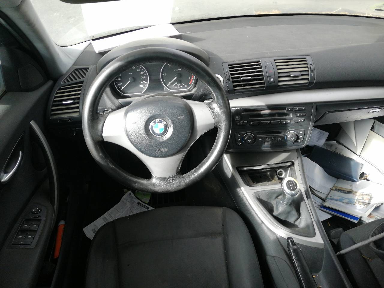 BMW 1 Series E81/E82/E87/E88 (2004-2013) Rear Left Door 41525A2A383, NEGRO, 5PUERTAS 24207714