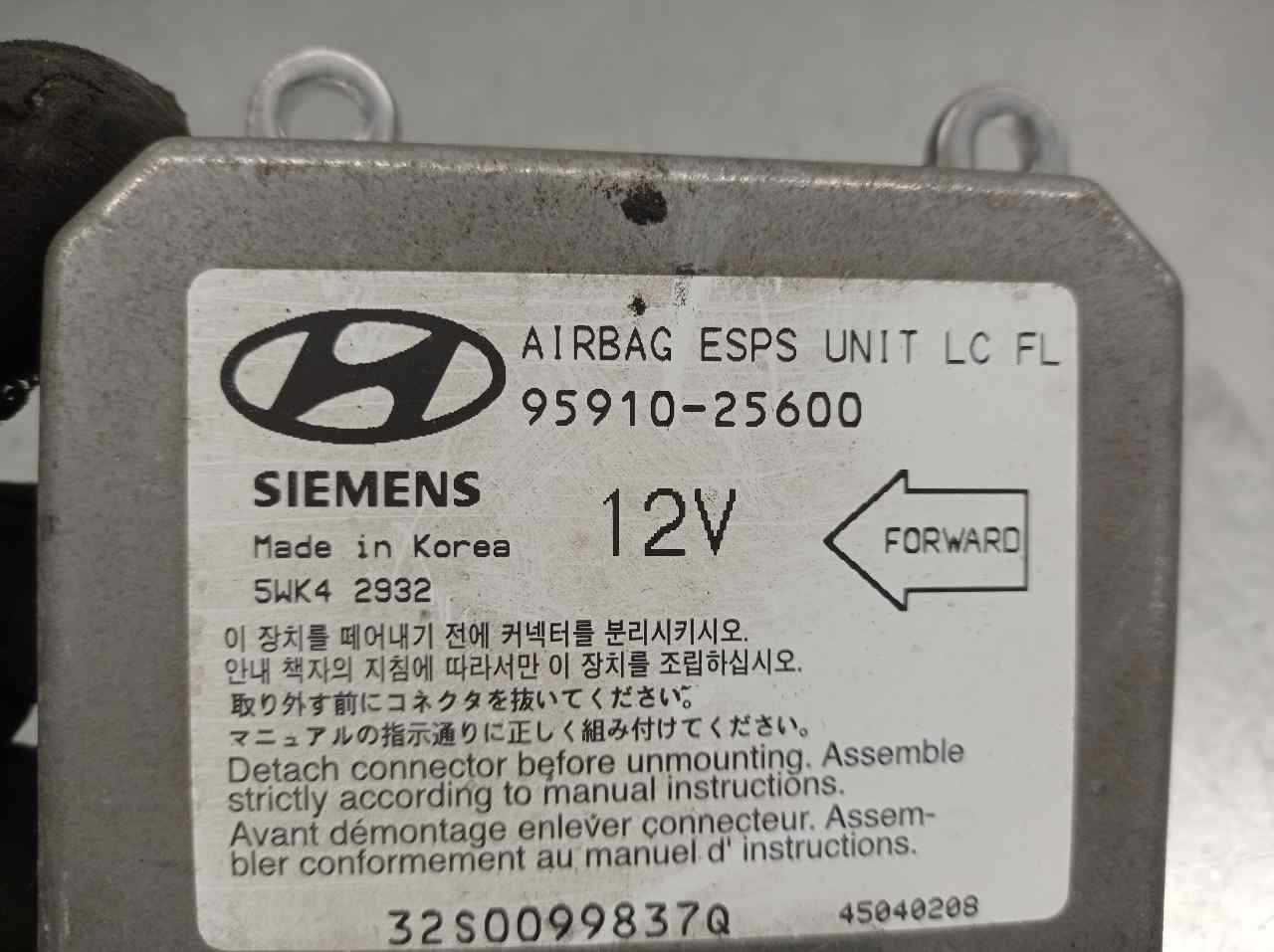 HYUNDAI Accent LC (1999-2013) Блок SRS 9591025600, 5WK42932, SIEMENS 19852112