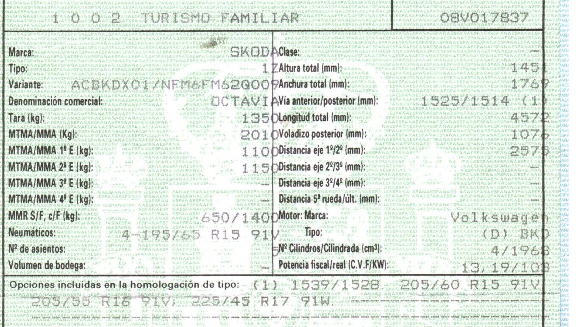 SKODA Octavia 2 generation (2004-2013) Høyre bakdør 5PUERTAS,5PUERTAS+NEGRA 19801137