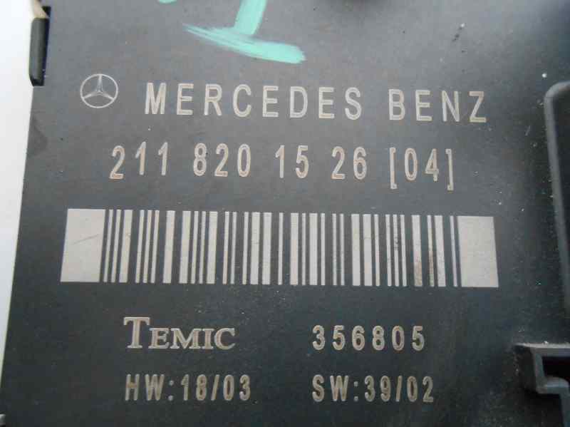 TOYOTA E-Class W211/S211 (2002-2009) Other Control Units 356805,TEMIC,2118201526+ 21678540