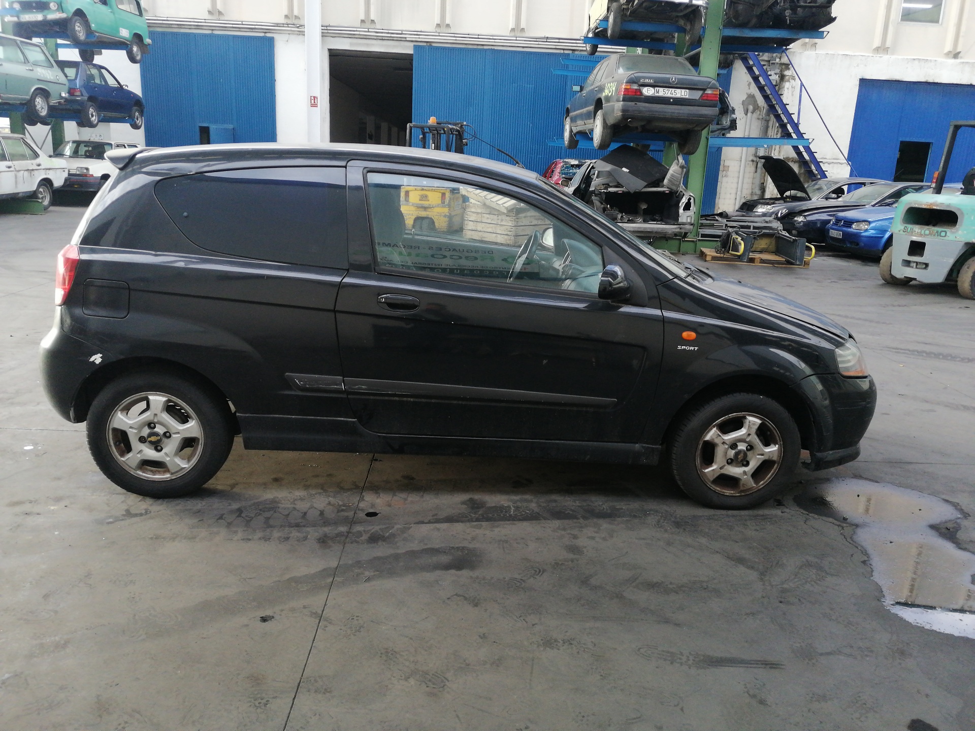 CHEVROLET Aveo T200 (2003-2012) Передняя правая дверь 3PUERTAS,3PUERTAS+NEGRA 19840790