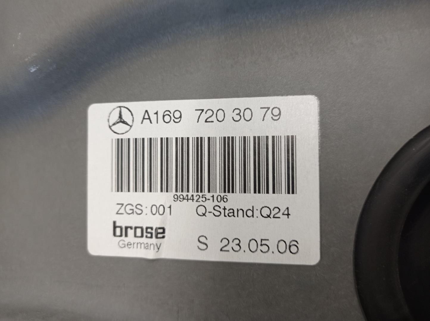 MERCEDES-BENZ A-Class W169 (2004-2012) Регулатор на прозореца на предната дясна врата A1697203079, 6PINES, 5PUERTAS 19899450