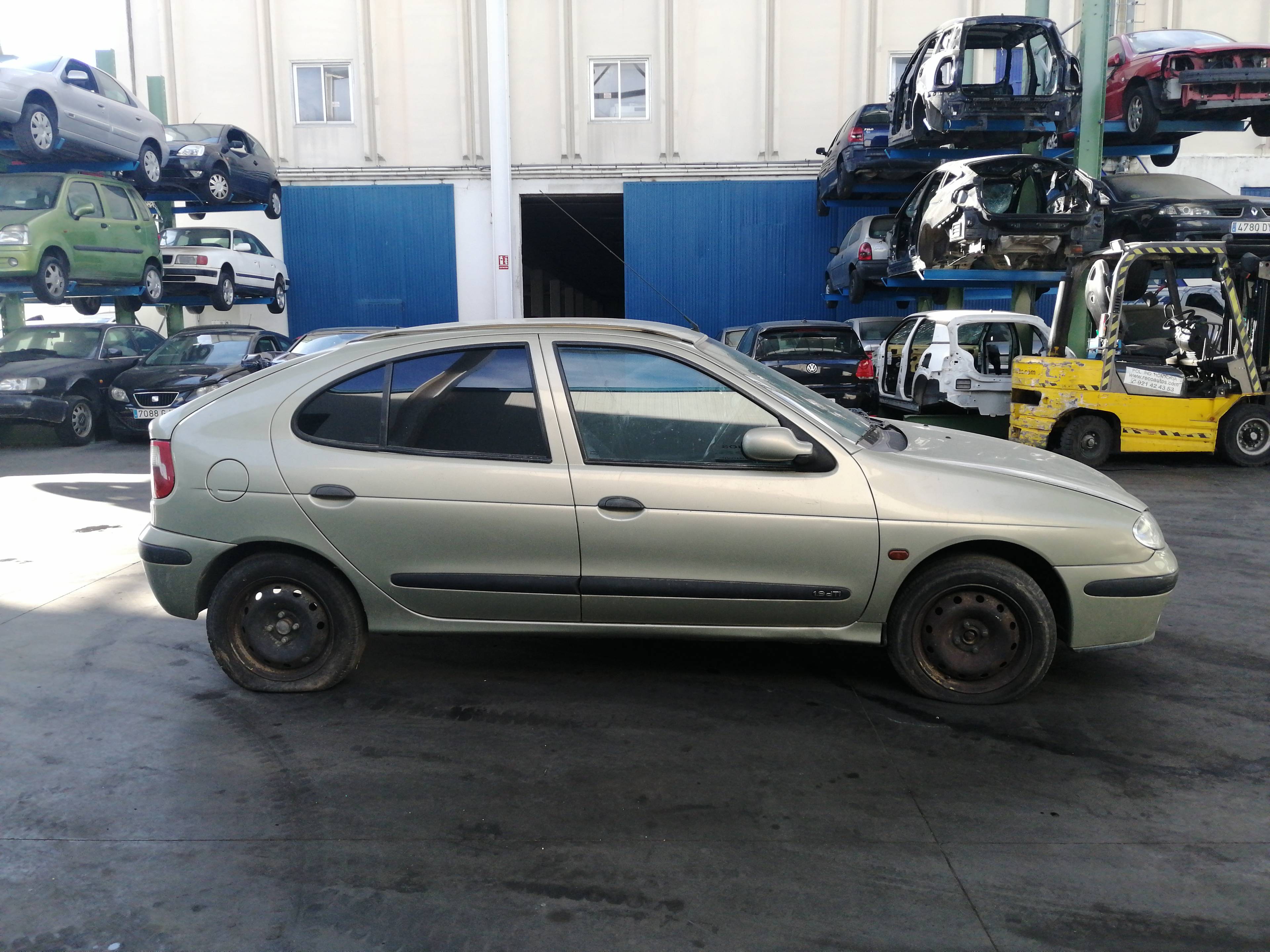 BMW Megane 1 generation (1995-2003) Bara de protecție spate VERDE, 5PUERTAS, 7701471809+ 24117292