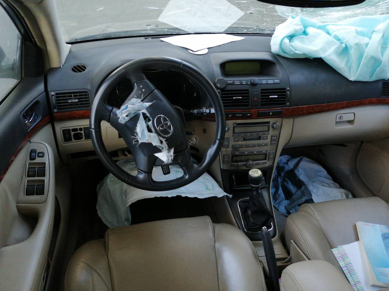 TOYOTA Avensis 2 generation (2002-2009) Galinis duslintuvo bakelis 10R01, CESTA6 23755340