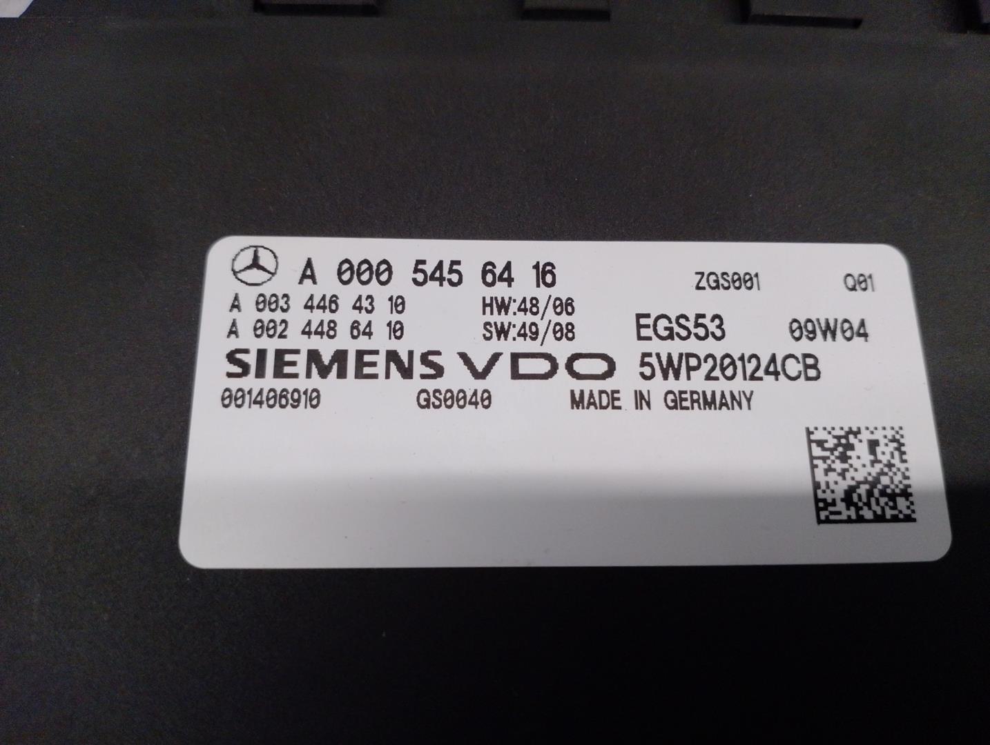MERCEDES-BENZ E-Class W212/S212/C207/A207 (2009-2016) Greičių dėžės kompiuteris A0005456416, 5WP20124CB, VD0 24173360