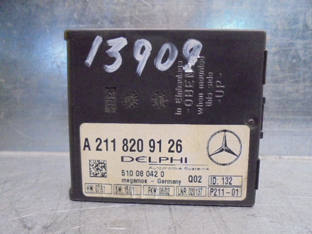 MERCEDES-BENZ C-Class W203/S203/CL203 (2000-2008) Egyéb vezérlőegységek 510080420, DELPHI, A2118209126+ 19769897