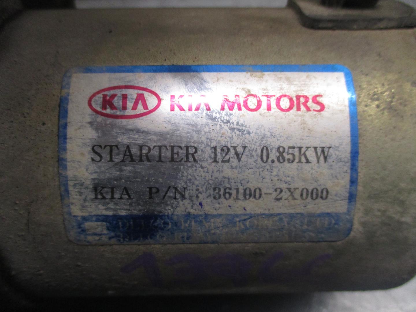 KIA Rio 1 generation (2000-2005) Стартер 361002X000, DELCO 19765661
