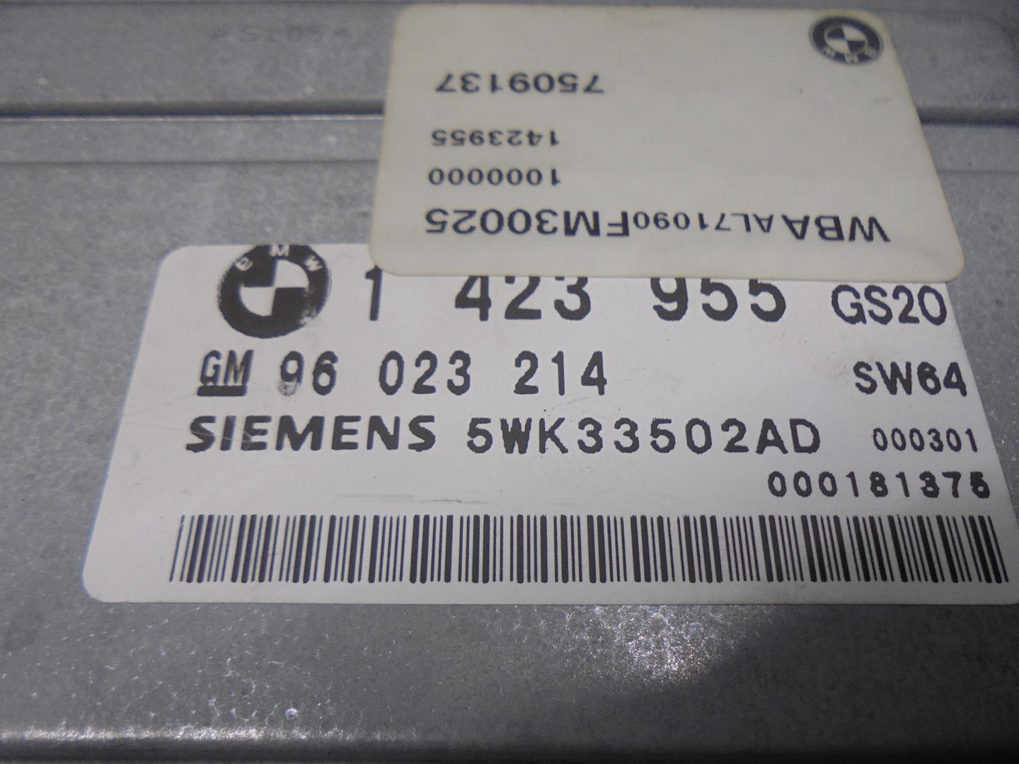 BMW 3 Series E46 (1997-2006) Gearbox Control Unit 1423955, 96023214 24189676