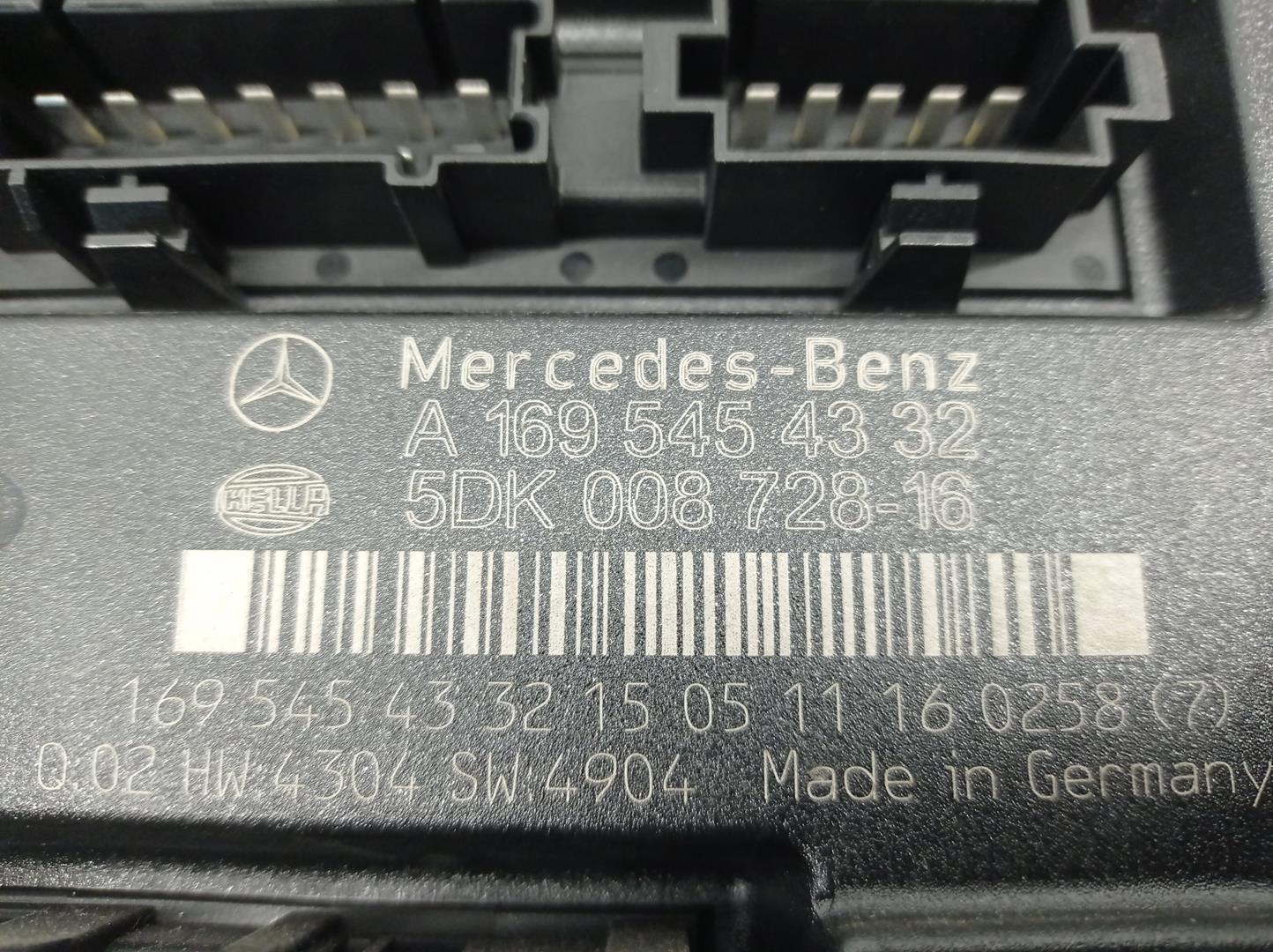 MERCEDES-BENZ B-Class W245 (2005-2011) Fuse Box A1695454332, 5DK00872816, HELLA 24170757