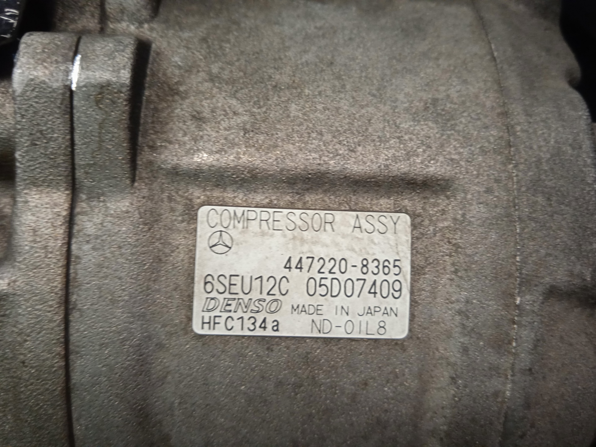 FIAT A-Class W168 (1997-2004) Air Condition Pump DENSO,DENSO+4472208365 19841186