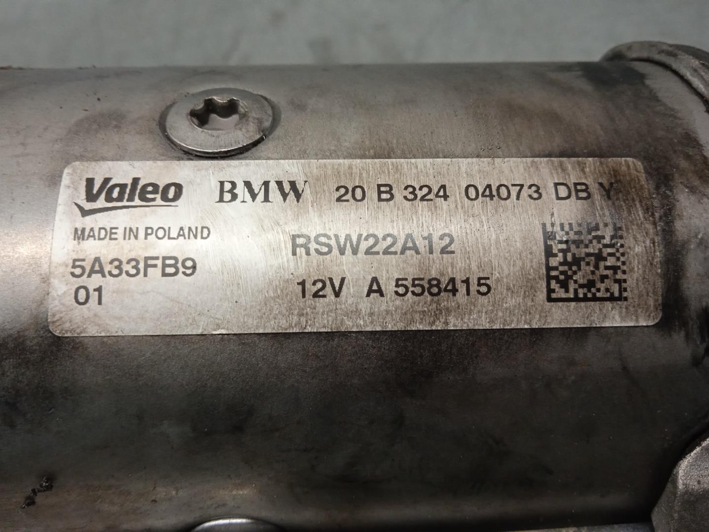 BMW 5 Series F10/F11 (2009-2017) Starter Motor 5A33FB9, RSW22A12, VALEO 24550257