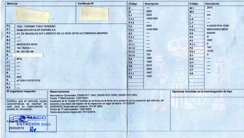 MERCEDES-BENZ M-Class W164 (2005-2011) Πίσω σιγαστήρας εξάτμισης CESTA8B,CESTA8B+1644907115 19673998