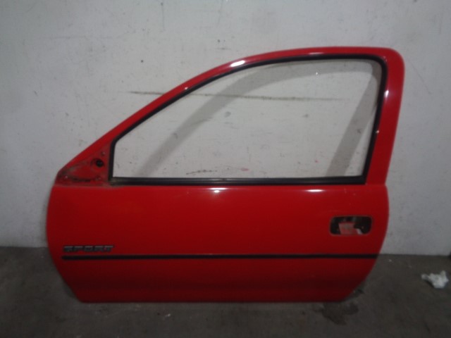 OPEL Corsa B (1993-2000) Priekšējās kreisās durvis ROJA,3PUERTAS,4791924 21726316