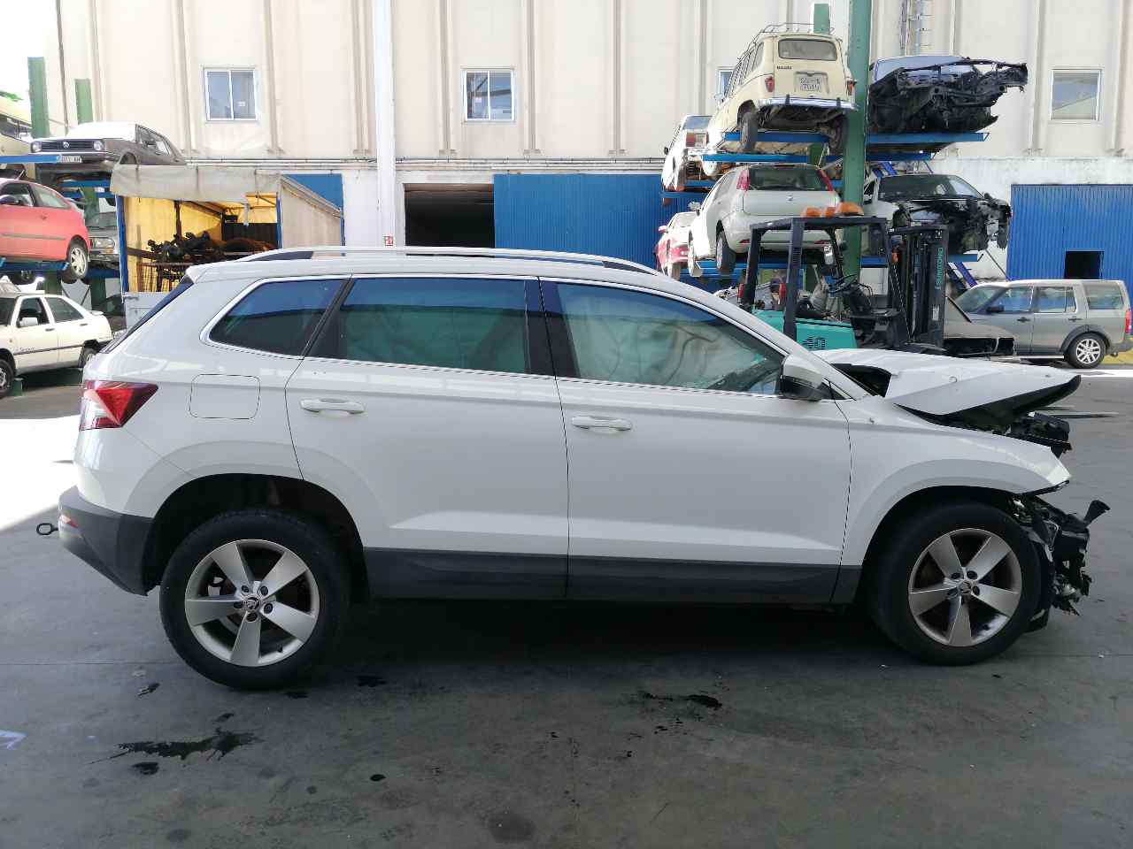 SKODA Karoq 1 generation (2017-2024) Rear left door window lifter 5PUERTAS, 5PUERTAS+5PINES 24131791