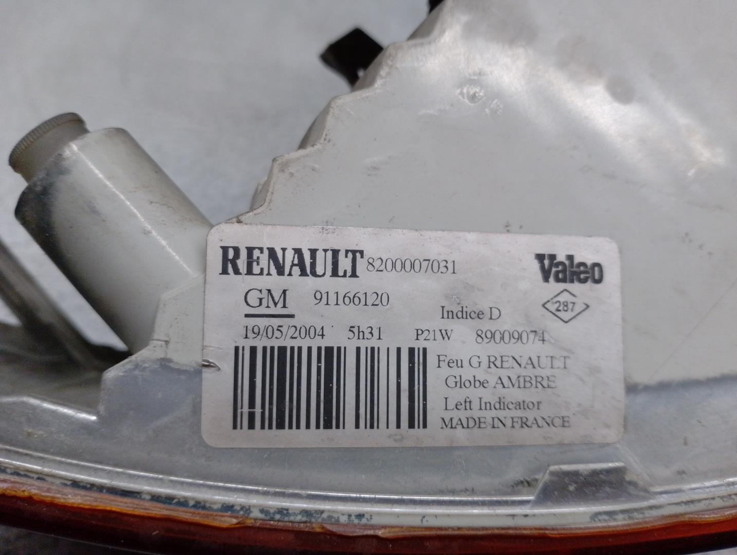 RENAULT 2 generation (2001-2015) Indicator semnalizare stânga față 8200007031, 5PUERTAS 24196971