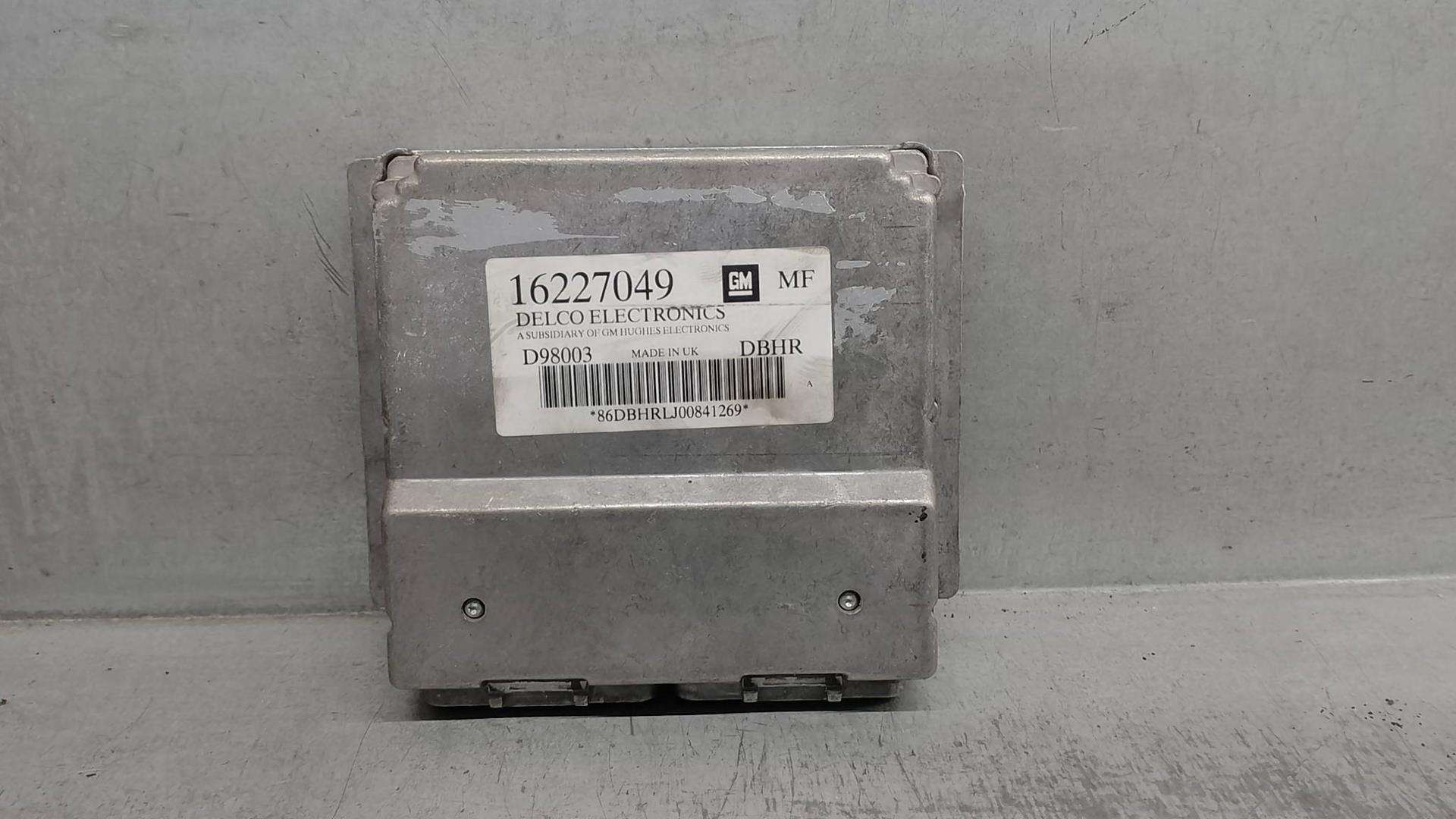 OPEL Astra H (2004-2014) Engine Control Unit ECU 16227049,D98003 24218152