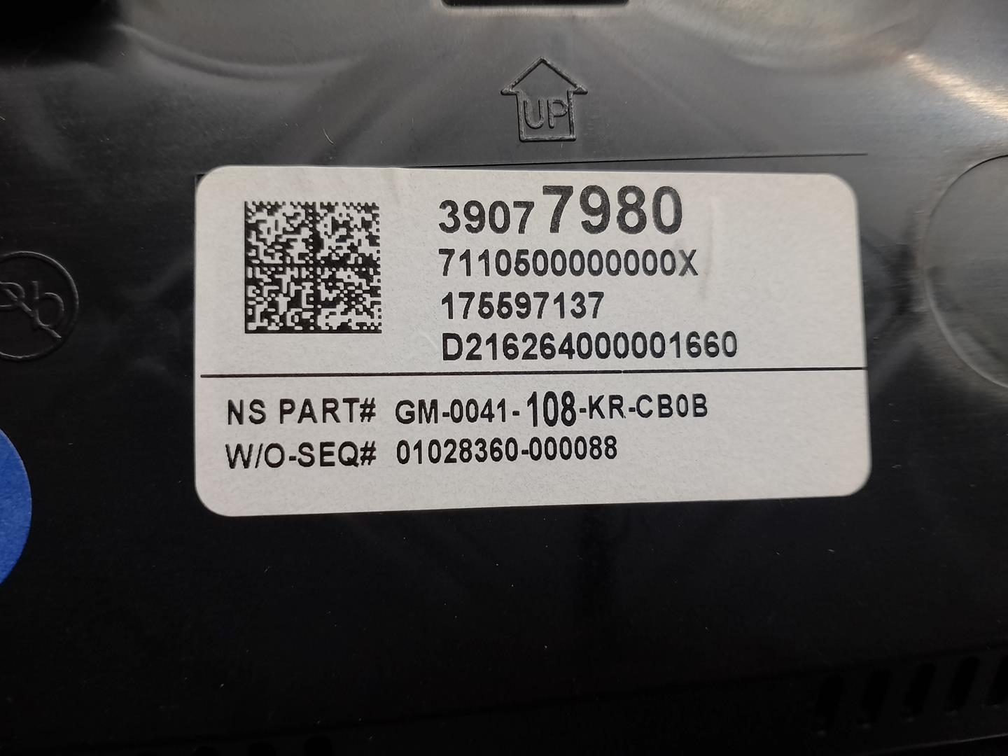 OPEL Astra K (2015-2021) Compteur de vitesse 39077980 24202656