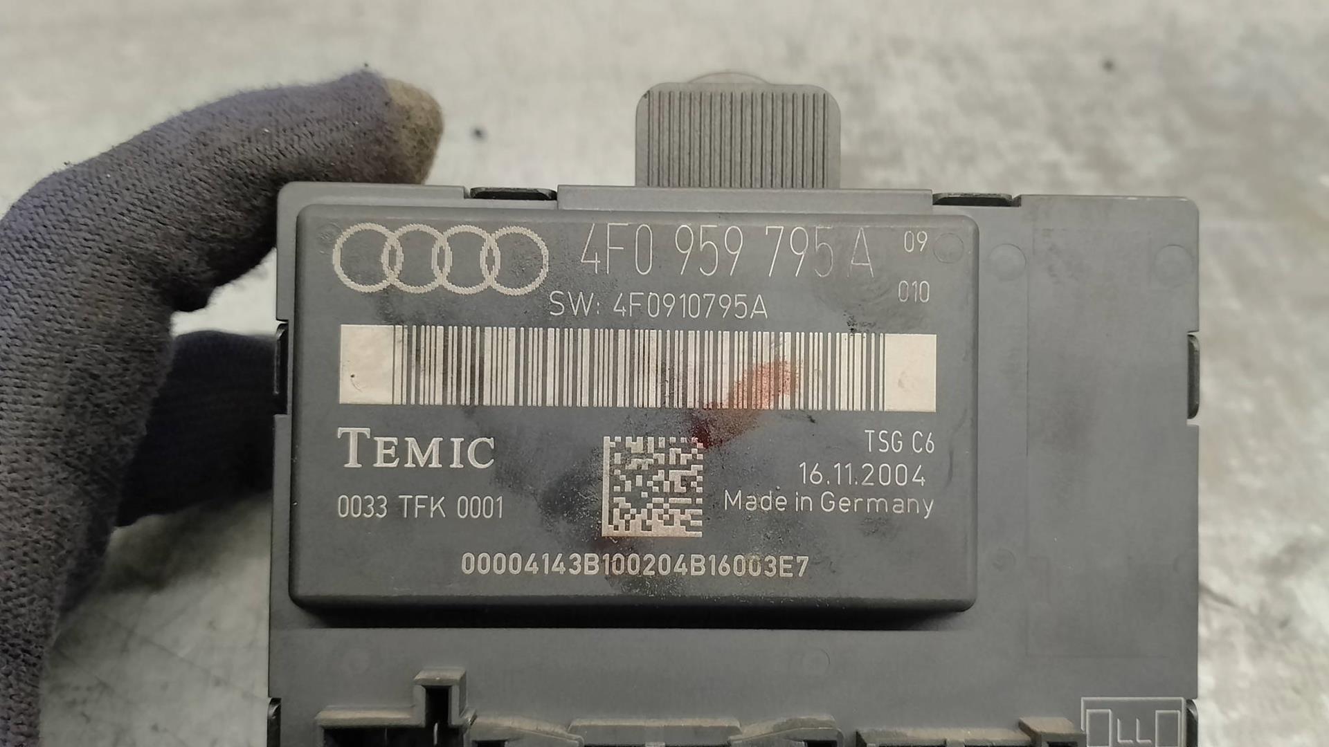 AUDI A6 C6/4F (2004-2011) Citau veidu vadības bloki 4F0959795A, 0033TFK0001, TEMIC 24216937