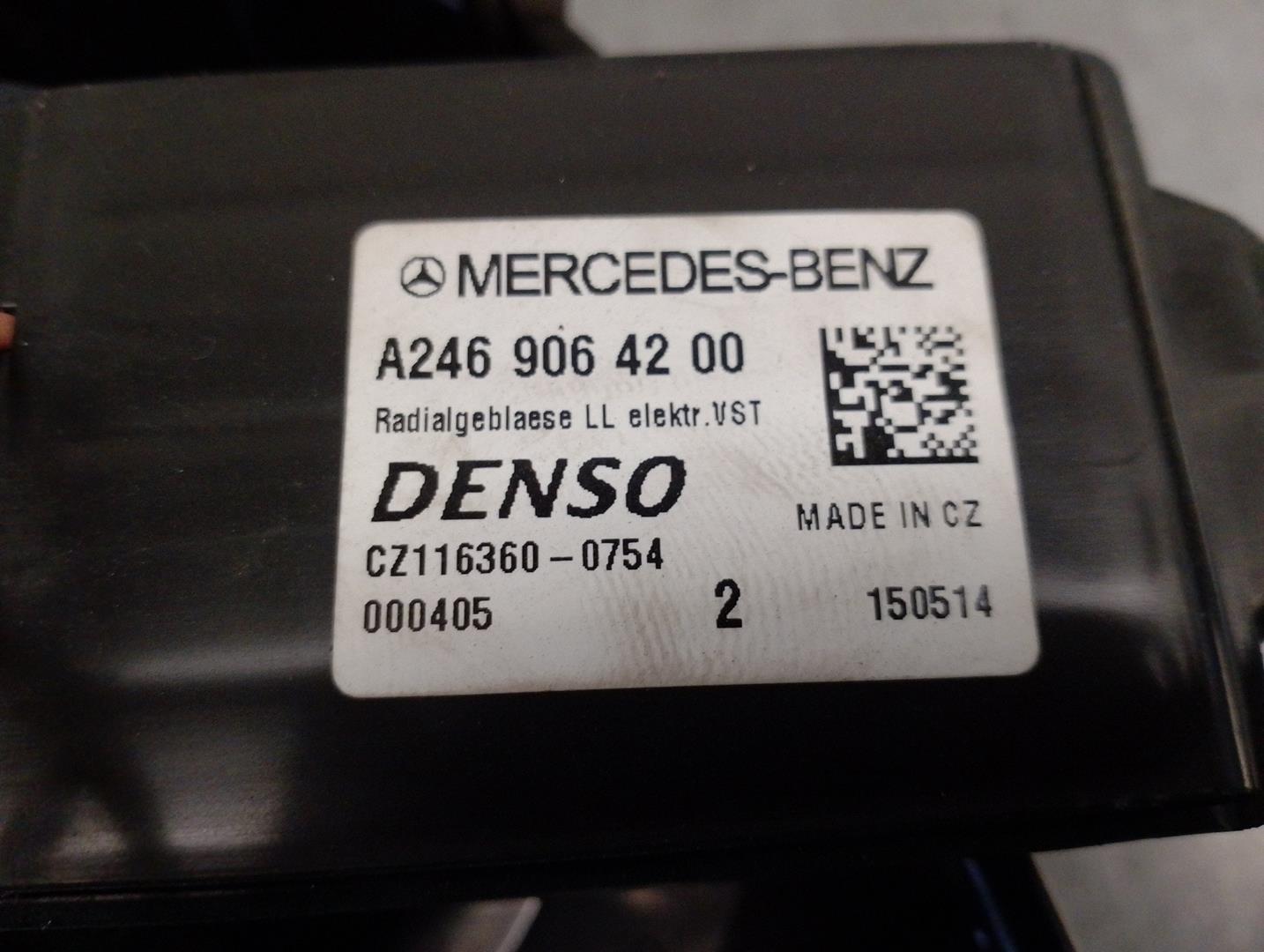 MERCEDES-BENZ B-Class W246 (2011-2020) Нагревательный вентиляторный моторчик салона A2469064200, CZ1163600754, DENSO 20799648