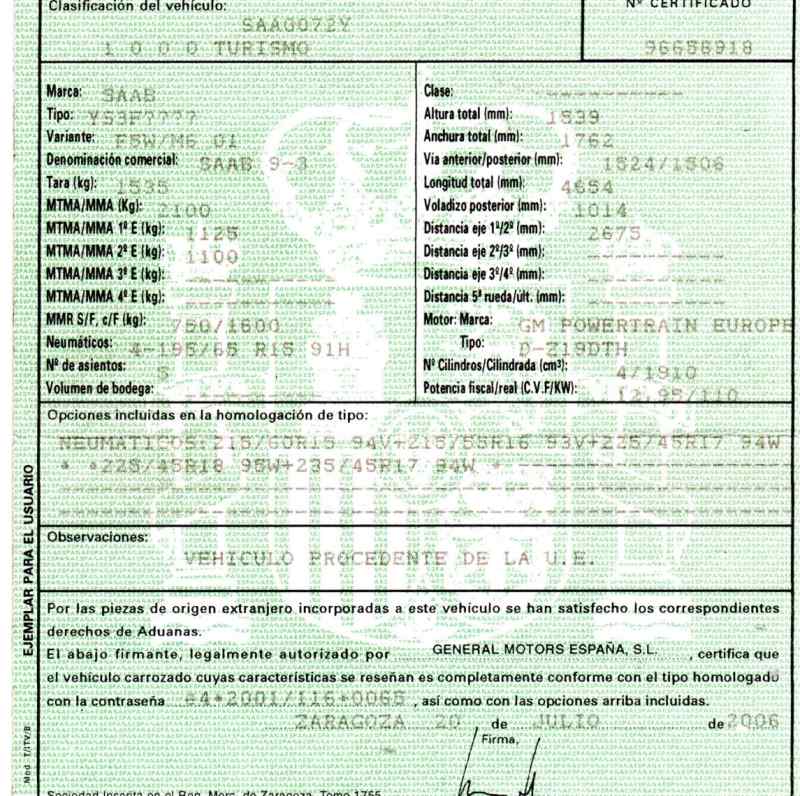 SAAB 9-3 2 generation (2002-2014) Κιβώτιο ταχυτήτων CESTA13,R06026415F5+CESTA13 19754918