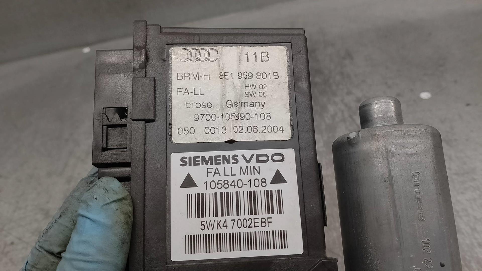 AUDI A4 B7/8E (2004-2008) Moteur de lève-vitre de porte avant gauche 8E1959801B, 47PINES, 5PUERTAS 24227251