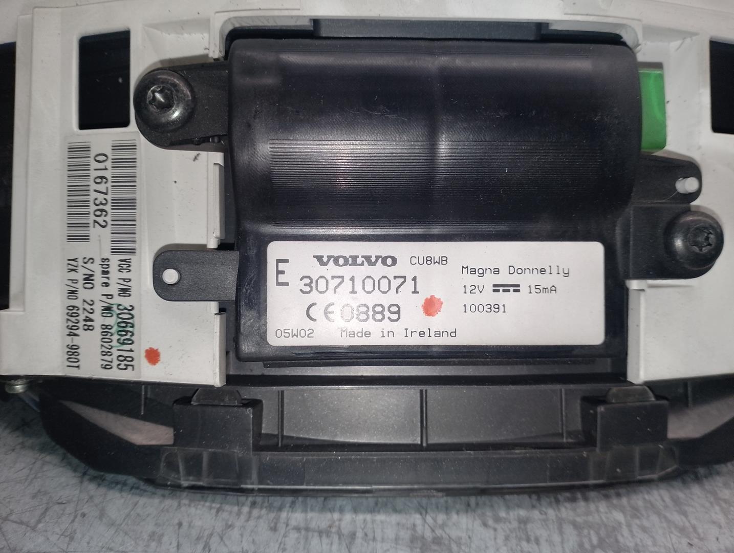VOLVO V50 1 generation (2003-2012) Compteur de vitesse 30710071, 8602879, 10PINES 24212731