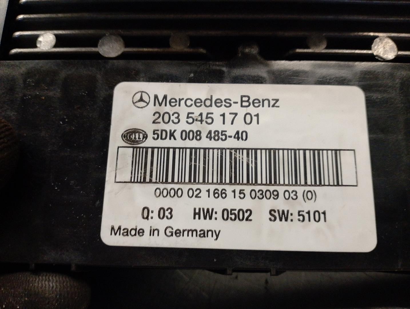 MERCEDES-BENZ C Coupe (CL203) Fuse Box 2035451701, 5DK00848540, HELLA 24473764