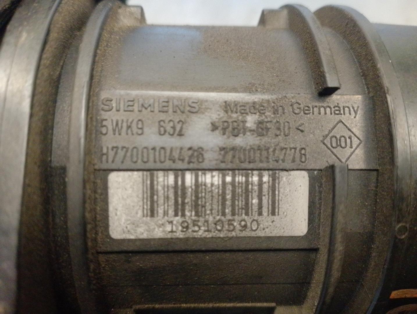 MITSUBISHI Carisma 1 generation (1995-2004) Mass Air Flow Sensor MAF 7700114778,5WK9632,SIEMENS 24152379