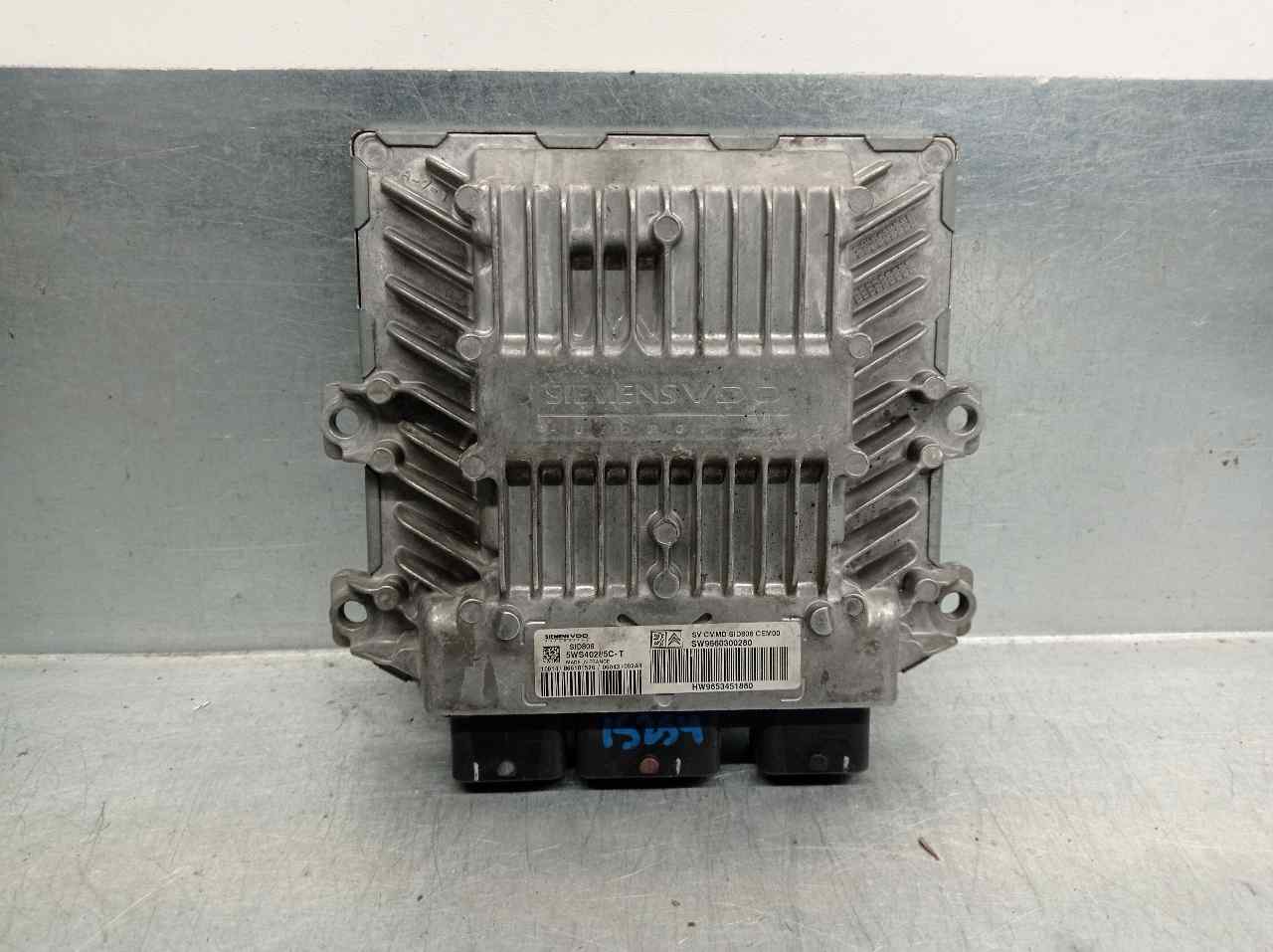 CITROËN C3 1 generation (2002-2010) Блок управления двигателем 9660300280, 5WS40285C, SIEMENS 19802955