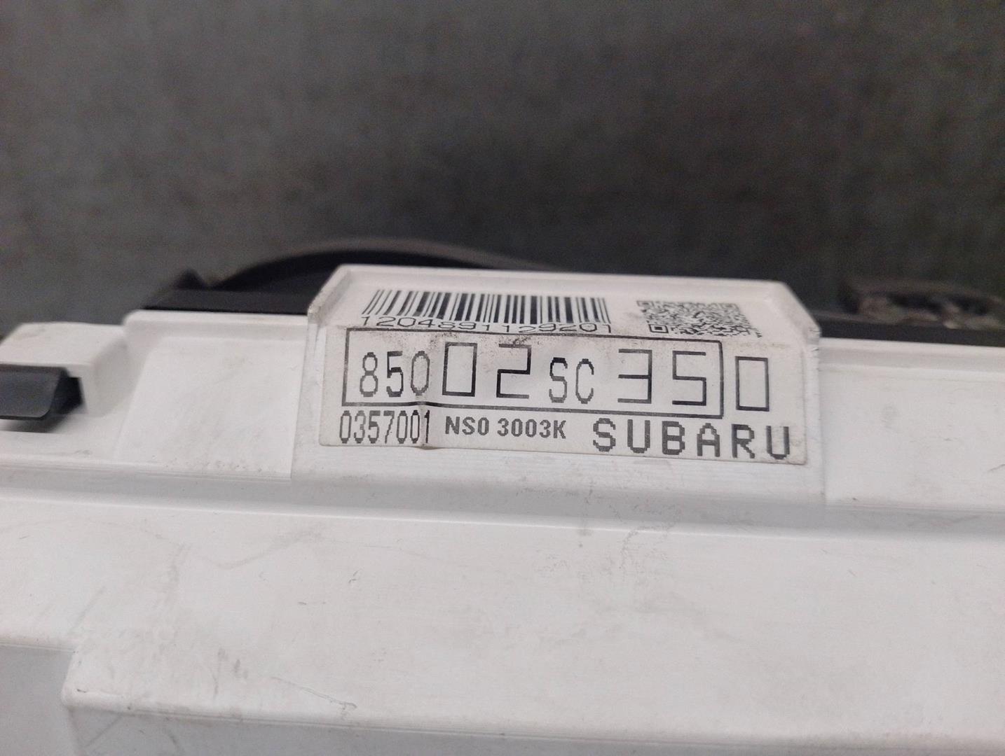 SUBARU Forester SH (2007-2013) Spidometras (Prietaisų skydelis) 85002SC350, 0357001 24473593