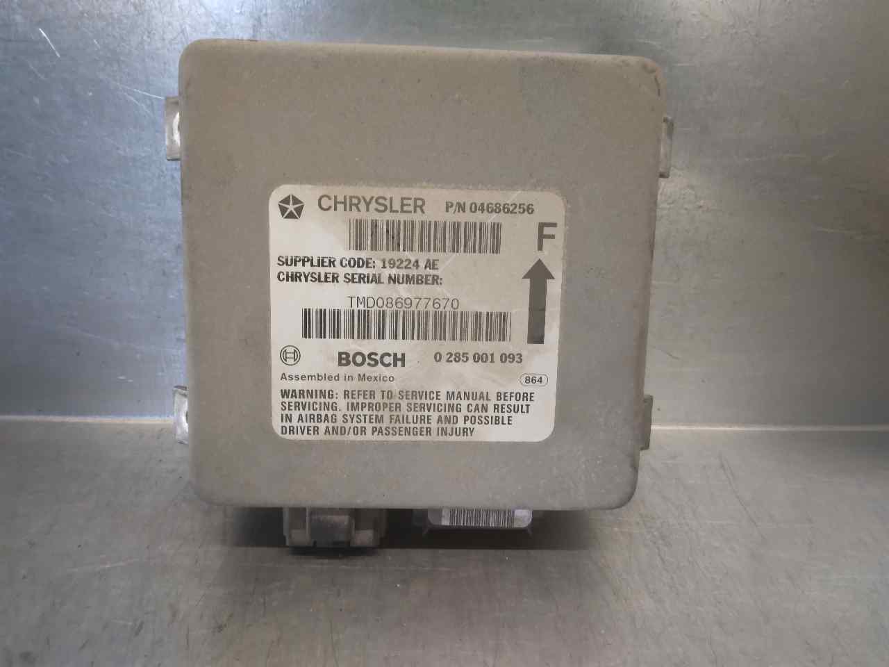 CHRYSLER Voyager 3 generation (1995-2001) SRS Control Unit 04686256, 0285001093 19825525