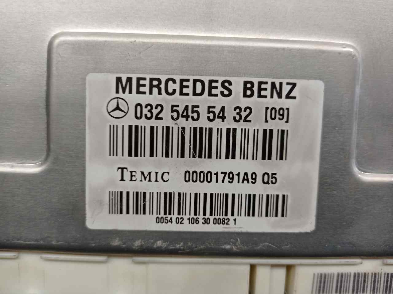 MERCEDES-BENZ S-Class W220 (1998-2005) Styreenhet for oppheng 0325455432, 00001791A9, TEMIC 19842530