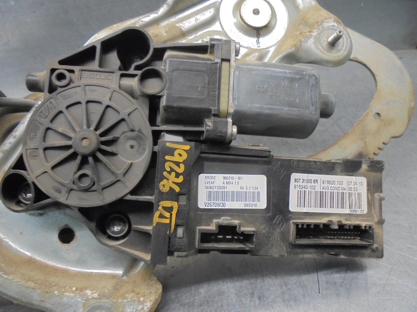 RENAULT Megane 3 generation (2008-2020) Front Left Door Window Regulator 807310006R, 29PINES, 3PUERTAS 24192136