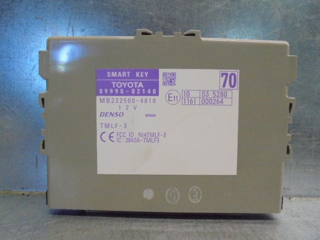 TOYOTA Auris 1 generation (2006-2012) Andra styrenheter 8999002140, 2325004810, DENSO 24120608