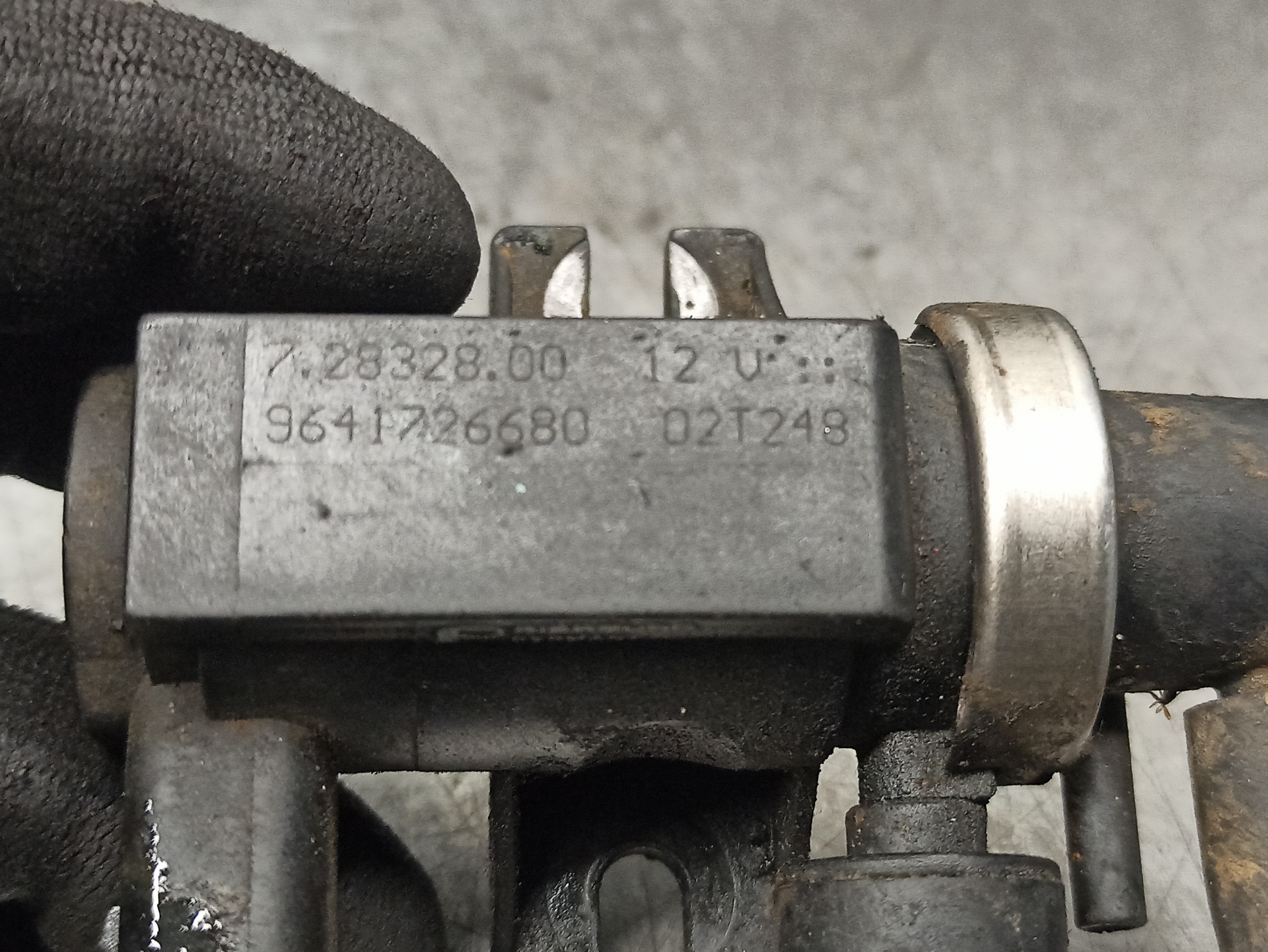 LADA 307 1 generation (2001-2008) Solenoid Valve PIERBURG, PIERBURG+72832800 19834910