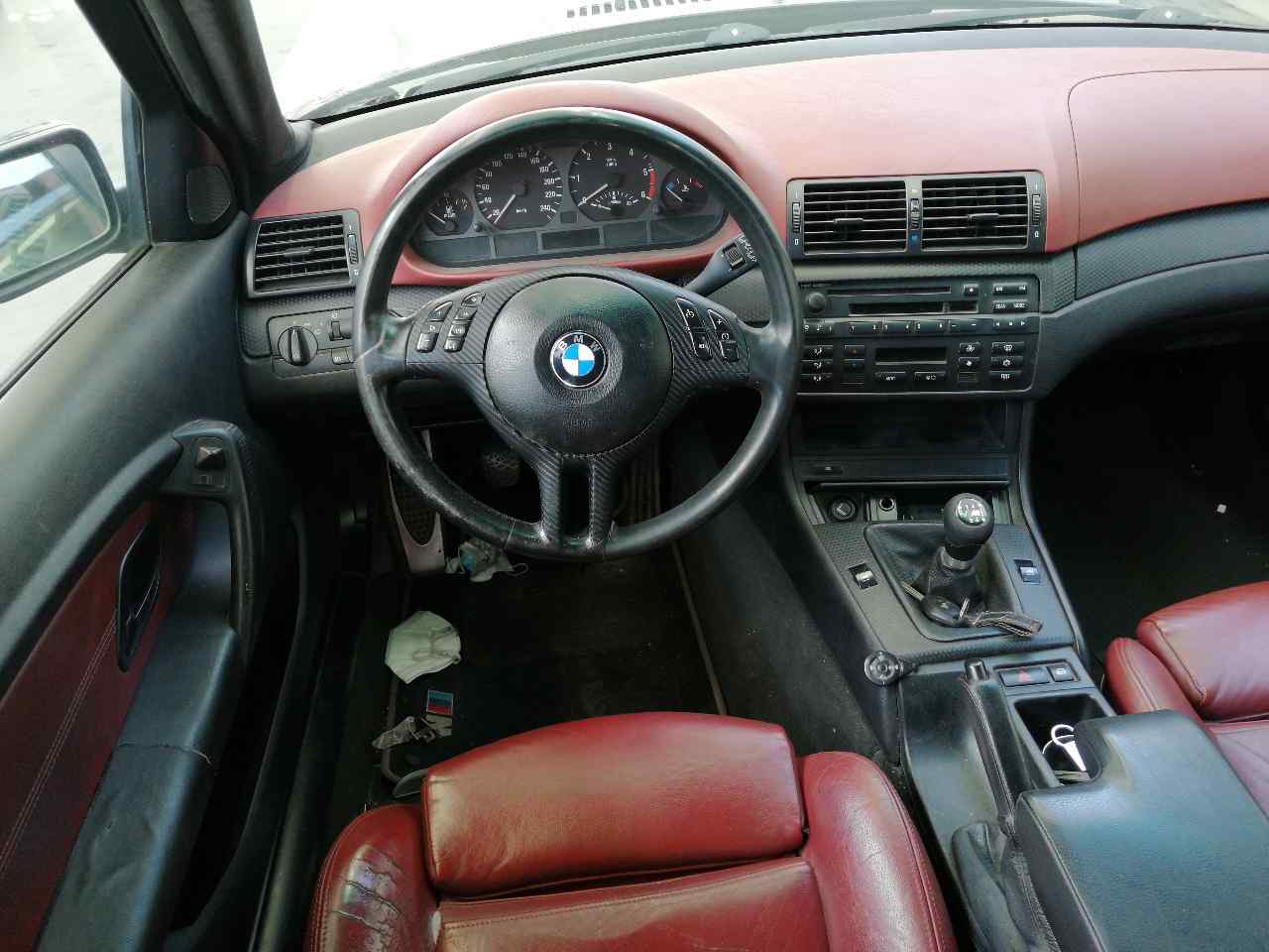 BMW 3 Series E46 (1997-2006) Priekšējais kreisais spārns 41357016205, NEGRO 19884073