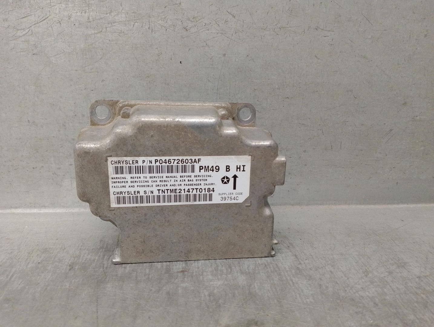 DODGE Caliber 1 generation (2006-2013) SRS Control Unit P04672603AF 24195651