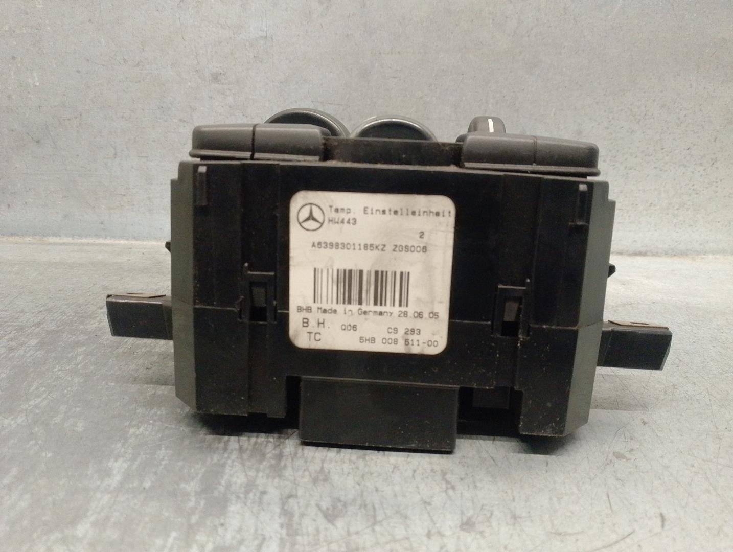 MERCEDES-BENZ Vito W639 (2003-2015) Climate  Control Unit A6398301185 23755565