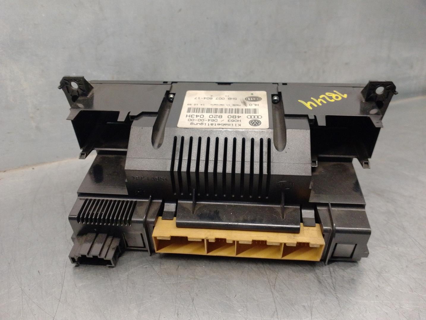 AUDI A3 8L (1996-2003) Climate  Control Unit 4B0820043H, 5HB00760417, HELLA 21709837