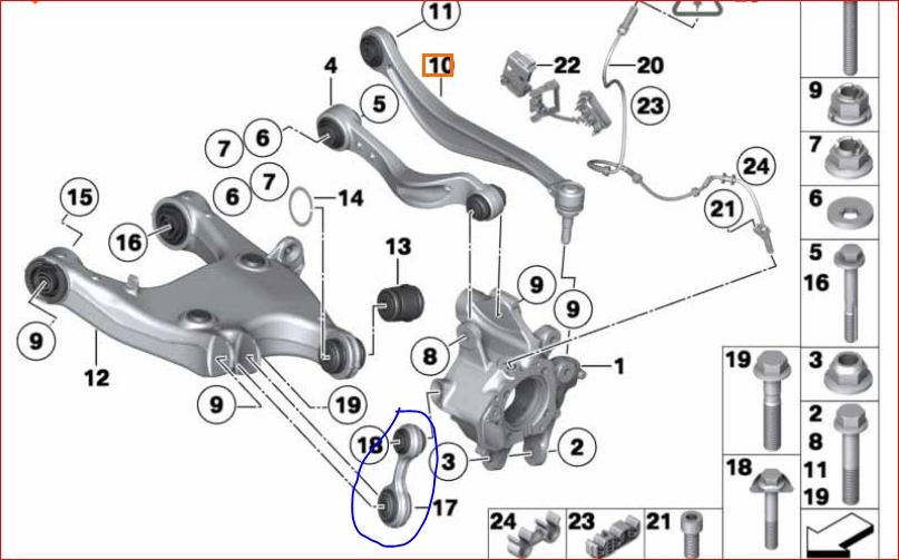 Lenkstange N57D30A 33326775683 de Bmw 5 gran turismo (f07) 2010-2017 258 CV con 243000 km - pieza usada