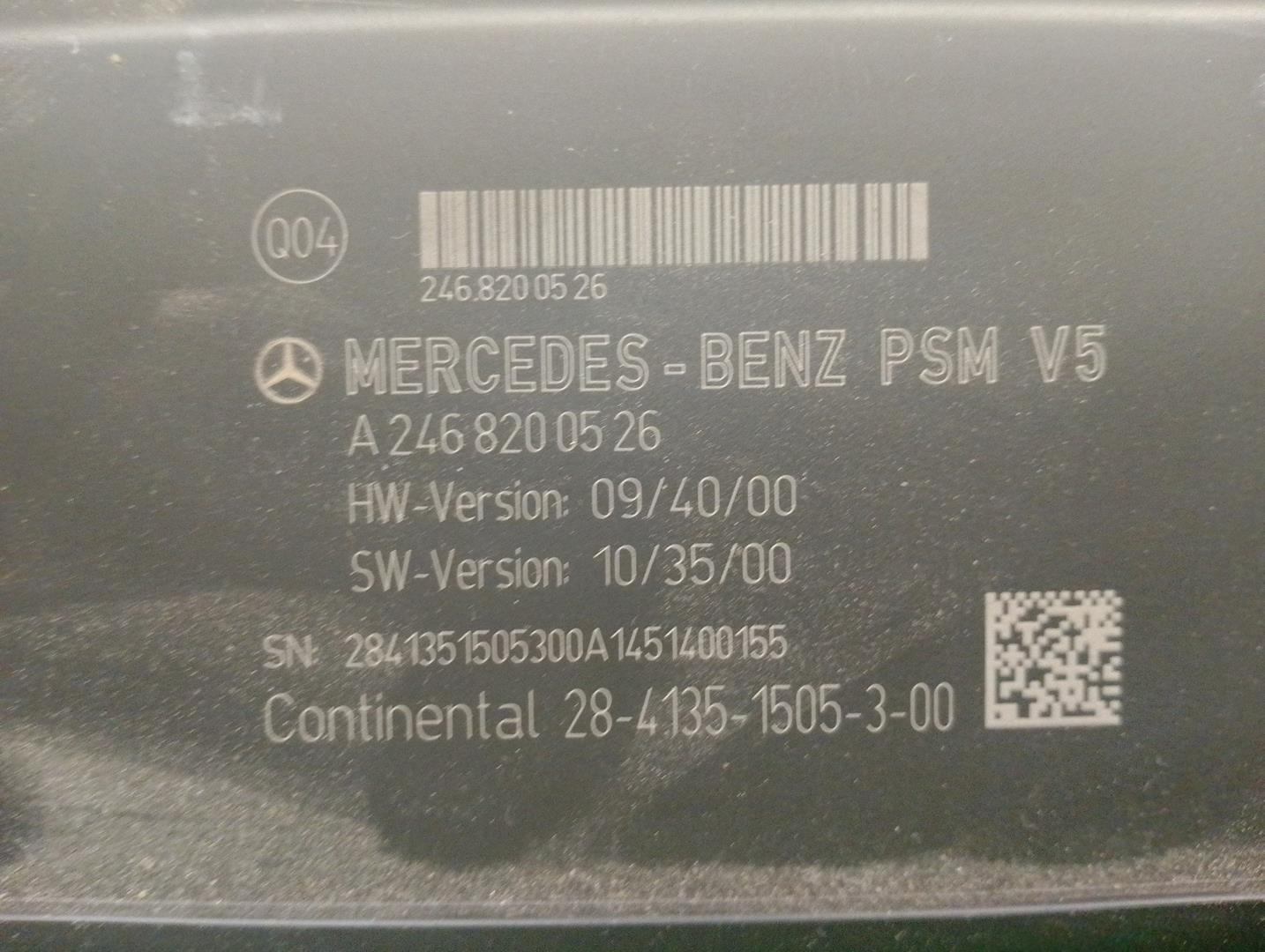 MERCEDES-BENZ B-Class W246 (2011-2020) Kiti valdymo blokai A2468200526 24147034
