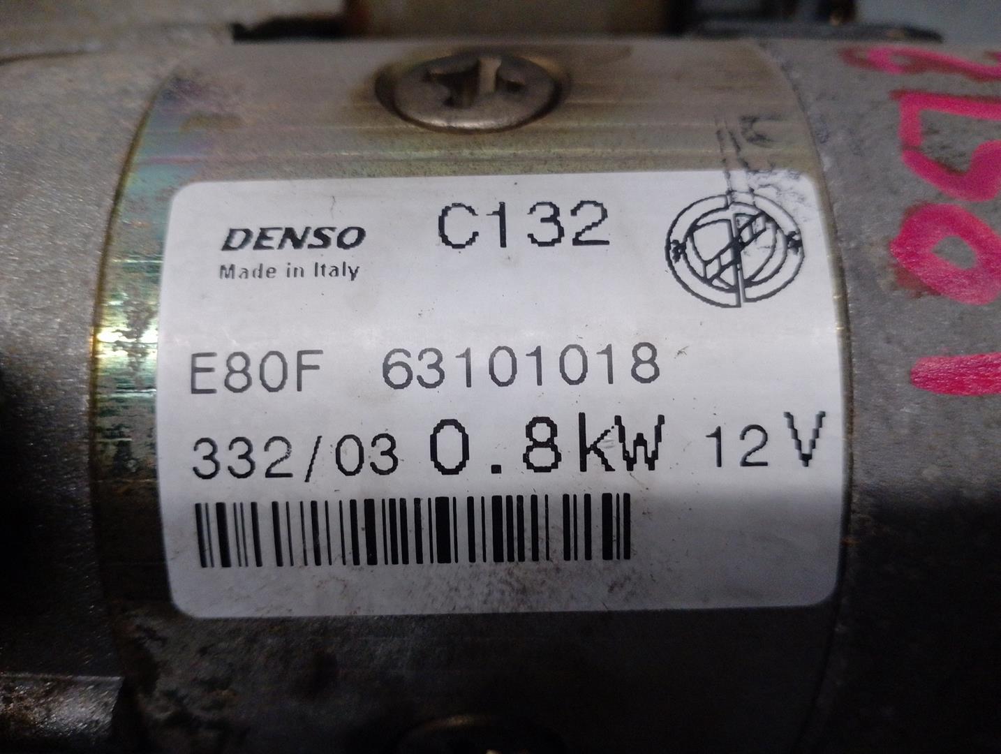 FIAT Punto 3 generation (2005-2020) Starter Motor 63101018, DENSO 21725947