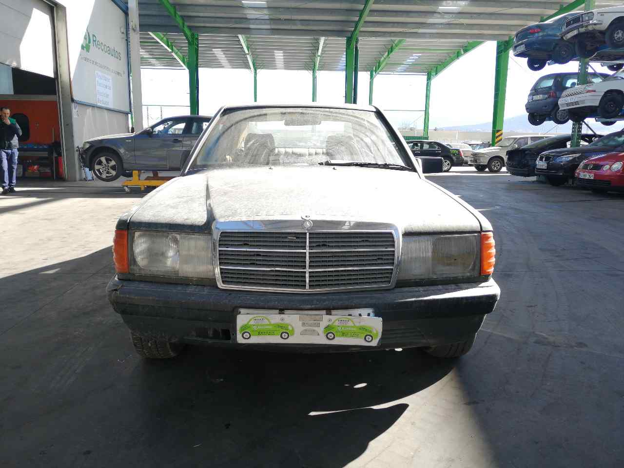 MERCEDES-BENZ 190 (W201) 1 generation (1982-1993) Bagasjelokk bak 4PUERTAS,4PUERTAS+VERDE 19786487