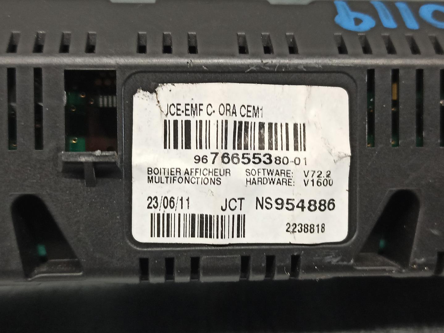 PEUGEOT 407 1 generation (2004-2010) Andre indvendige dele 9676655380,NS954886,JOHNSONCONTROLS 24218469