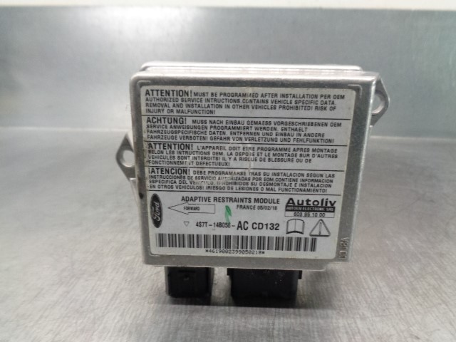 FORD Mondeo 3 generation (2000-2007) SRS Control Unit 4S7T14B056AC, 603951000, AUTOLIV 19927251