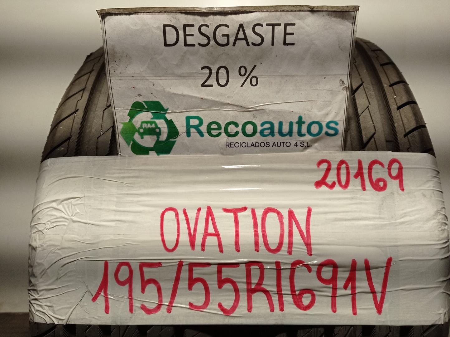 ALFA ROMEO MiTo 955 (2008-2020) Tire 19555R1691V, OVATION, VI-388 24227330