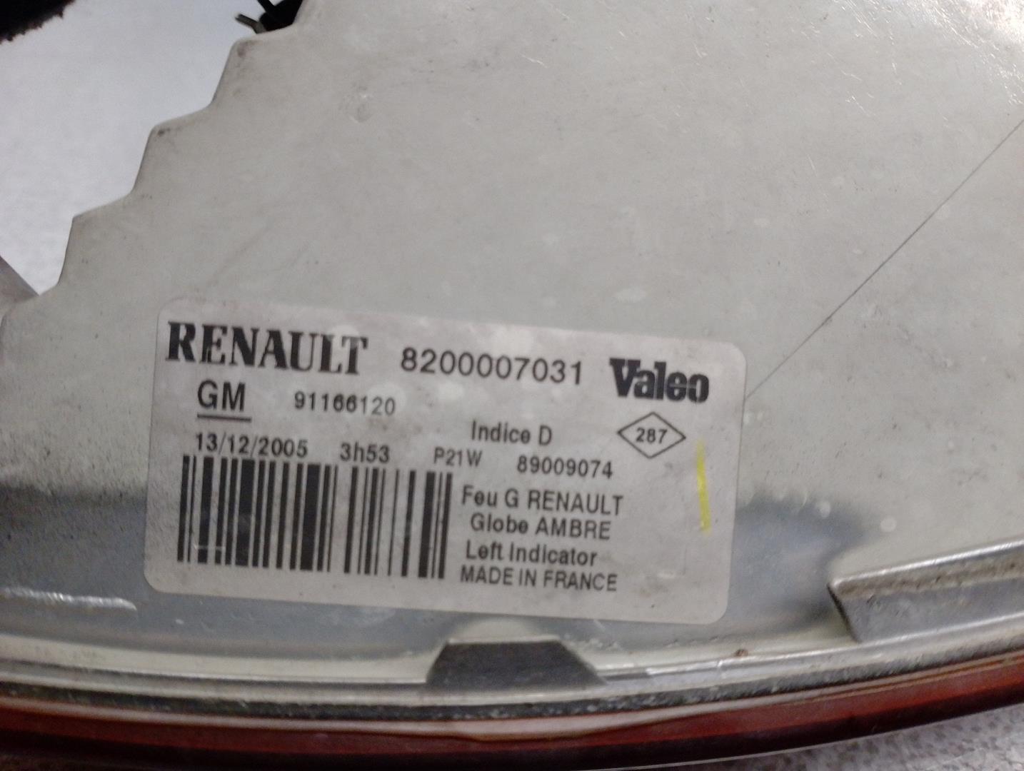 RENAULT 2 generation (2001-2015) Indicator semnalizare stânga față 8200007031, 5PUERTAS 24197020